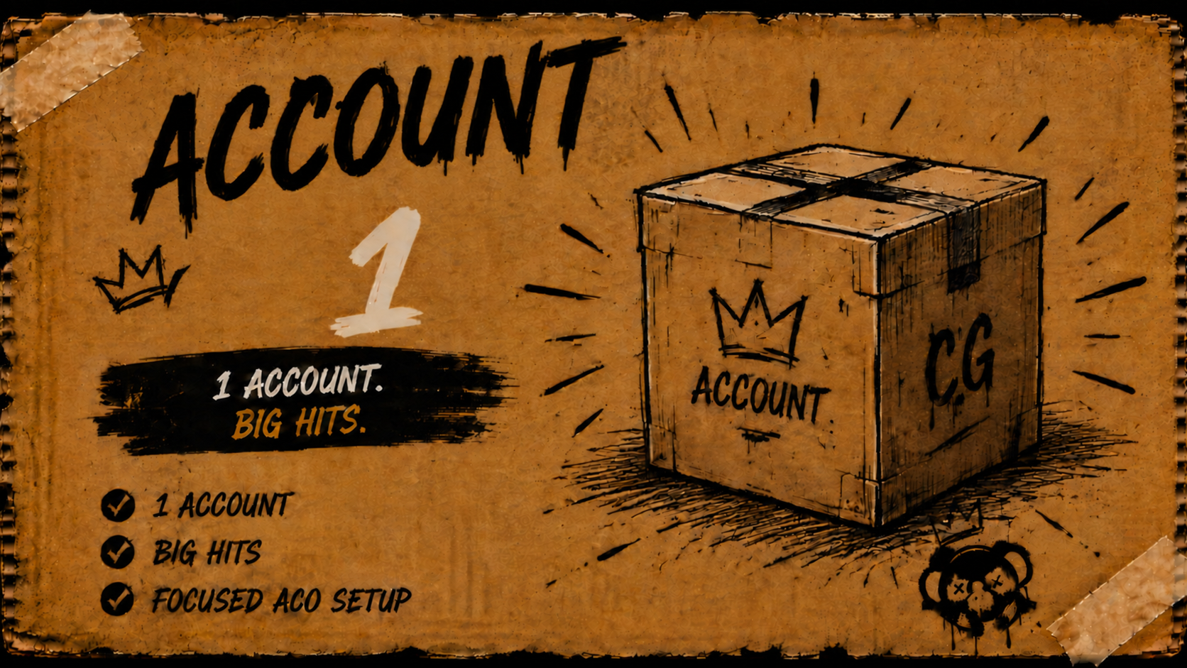 Account 1 product banner